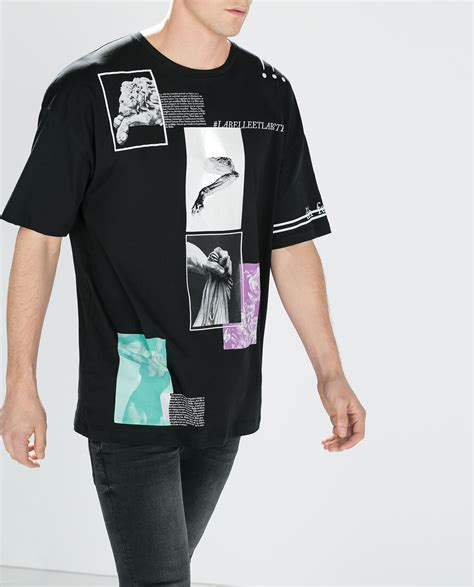 zara oversized t shirts men.